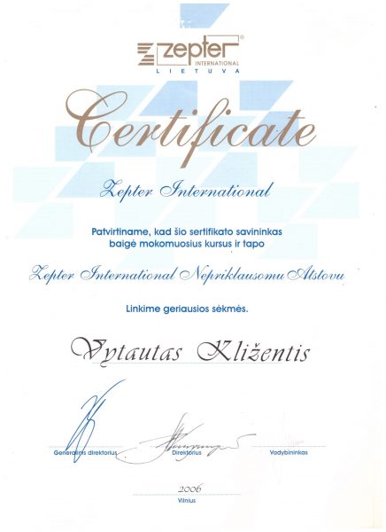 Bioptron sertifikatas